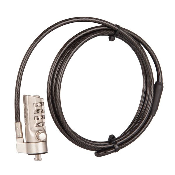 Lockdown Combination Cable Lock, 6ft SCU101